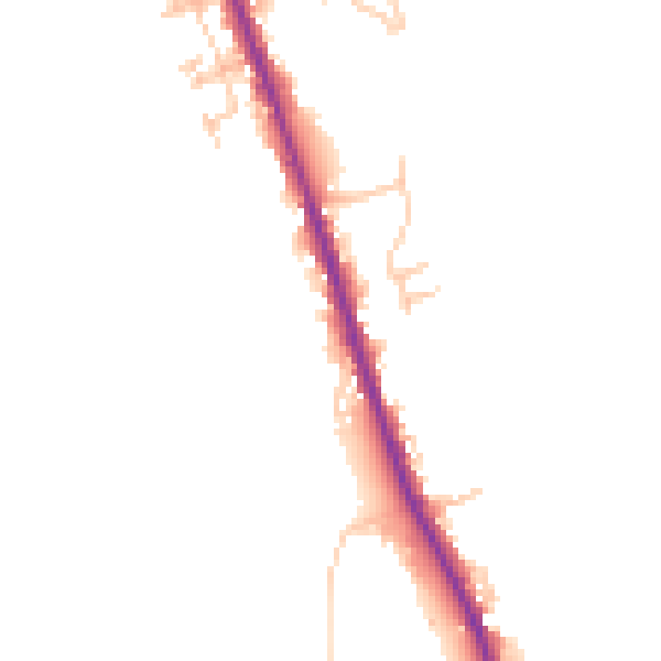 Daytime road noise heatmap for CA10 3NY