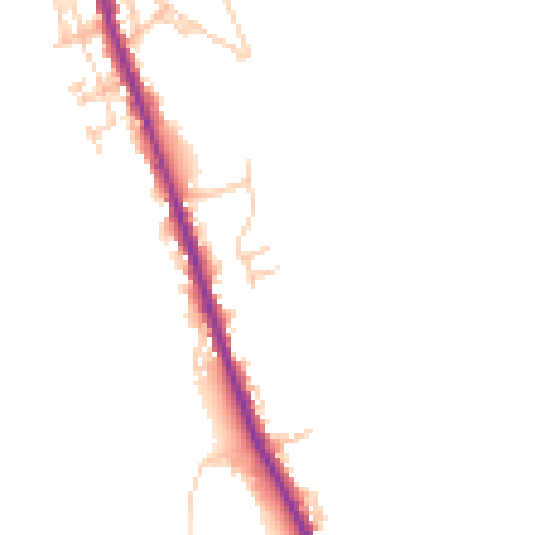 Daytime road noise heatmap for CA10 3PE