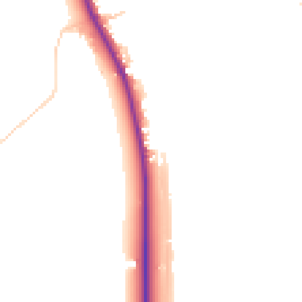 Daytime road noise heatmap for CA10 3PP