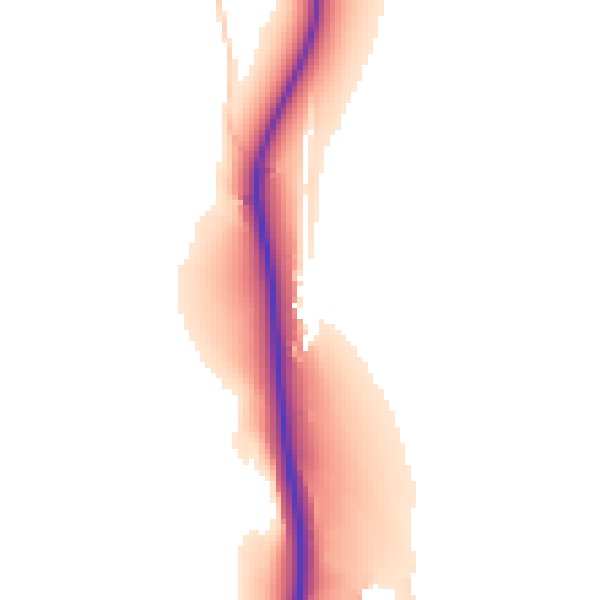 Daytime road noise heatmap for CA10 3QJ