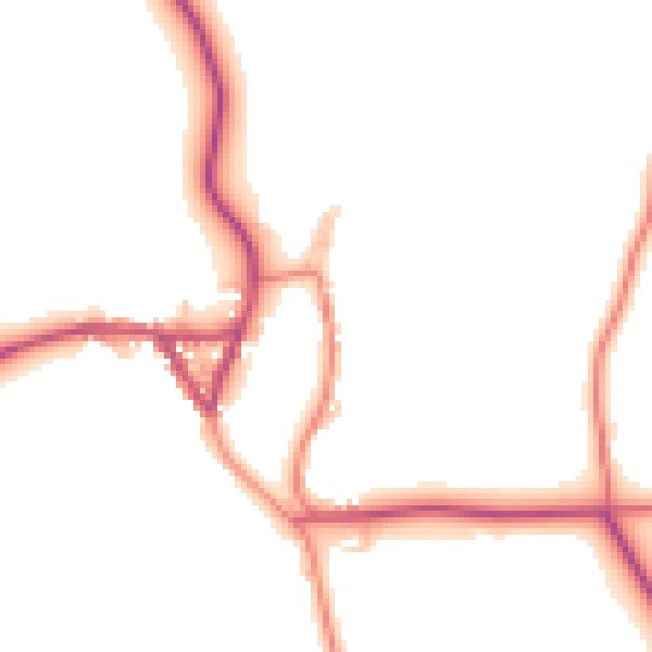 Daytime road noise heatmap for CA10 3RG