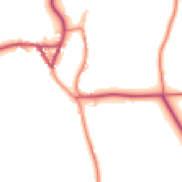 Daytime road noise heatmap for CA10 3RN