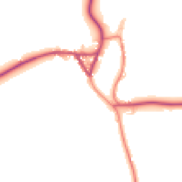 Daytime road noise heatmap for CA10 3RX
