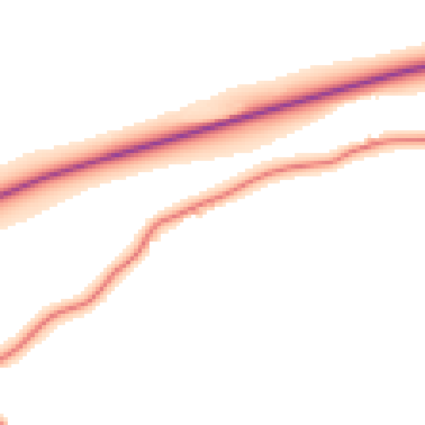 Daytime road noise heatmap for CA10 3TZ