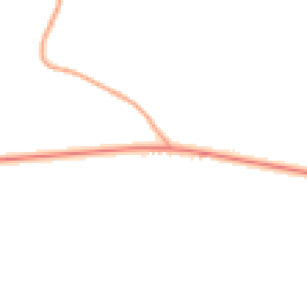 Night-time road noise heatmap for CA10 3UE
