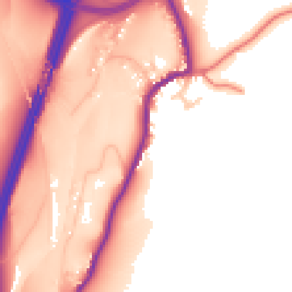 Daytime road noise heatmap for CA10 3XB