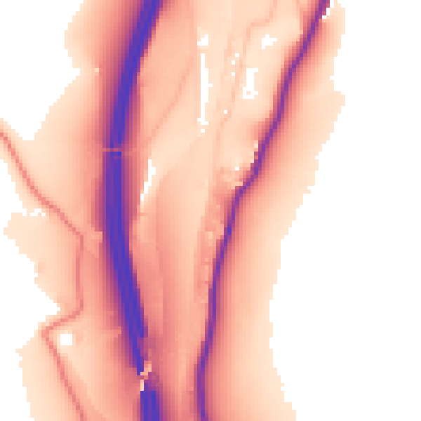 Daytime road noise heatmap for CA10 3XJ
