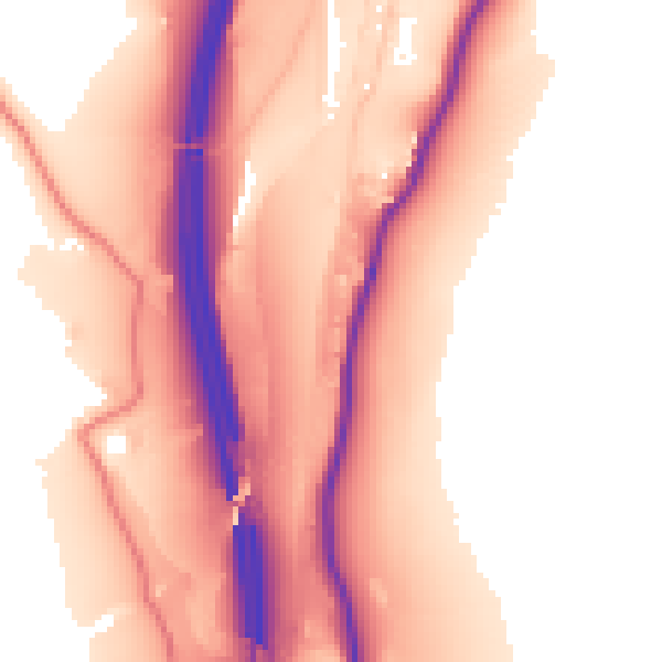 Daytime road noise heatmap for CA10 3XL