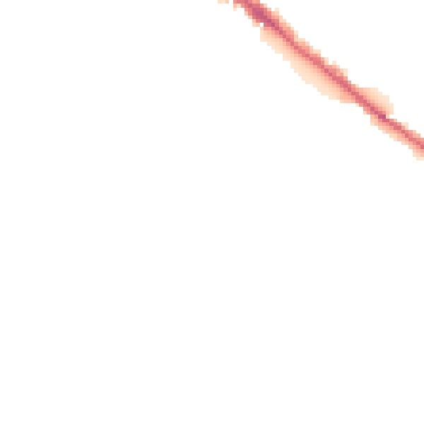 Night-time road noise heatmap for CA2 4AD