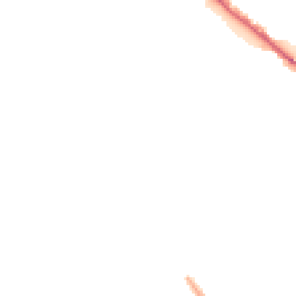 Night-time road noise heatmap for CA2 4AN