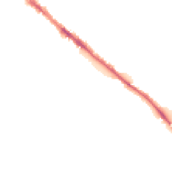 Night-time road noise heatmap for CA2 4BA