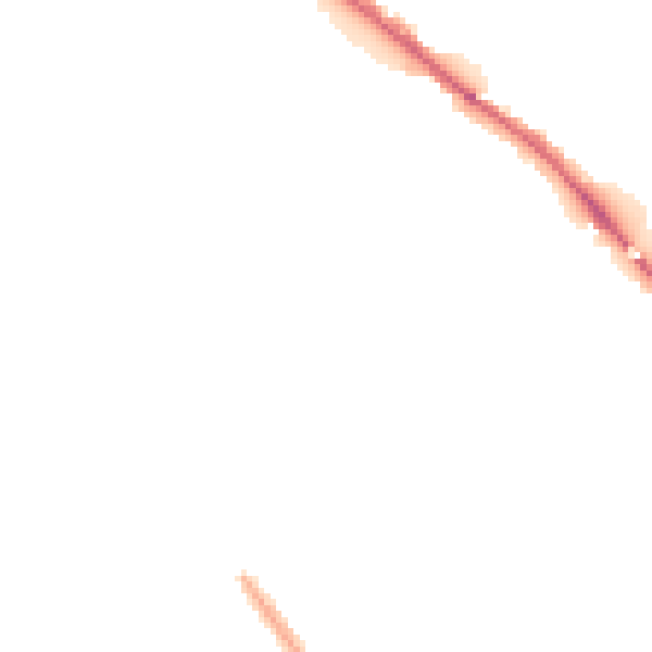 Night-time road noise heatmap for CA2 4EX