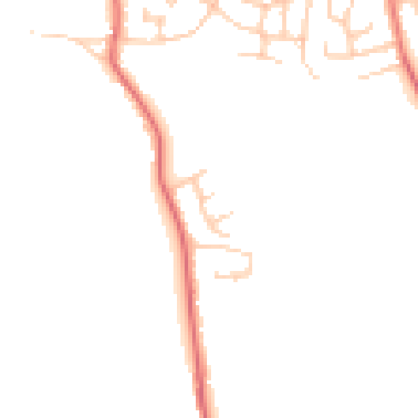 Daytime road noise heatmap for CA2 4SY