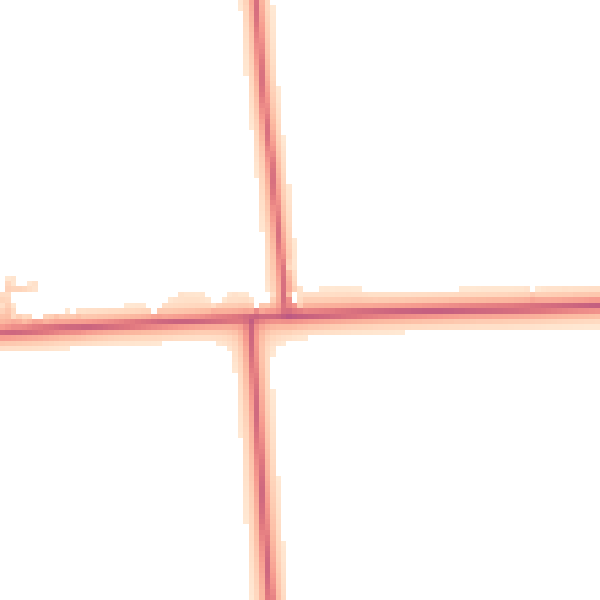 Daytime road noise heatmap for CA2 4UN