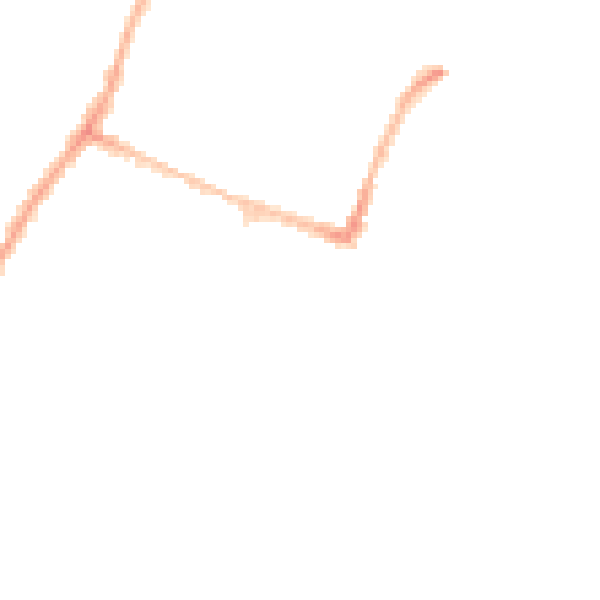 Night-time road noise heatmap for CA2 5HP