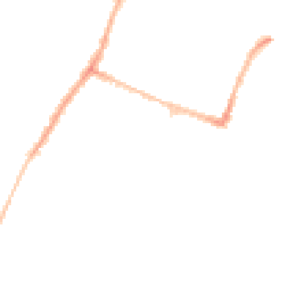 Night-time road noise heatmap for CA2 5HT