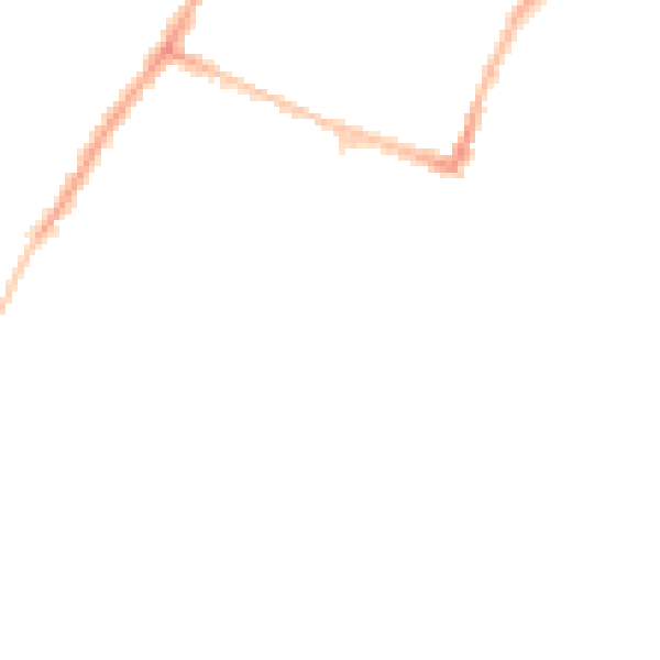 Night-time road noise heatmap for CA2 5JG
