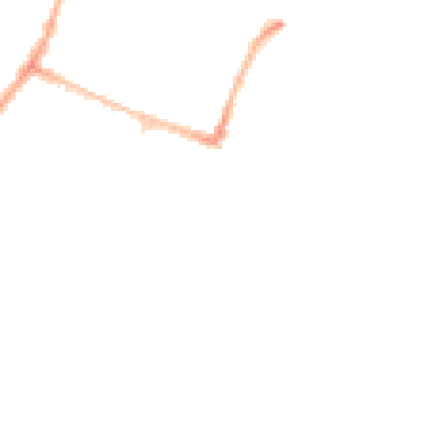 Night-time road noise heatmap for CA2 5JW