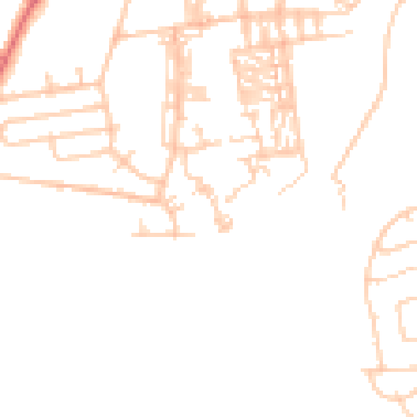 Daytime road noise heatmap for CA2 5SG
