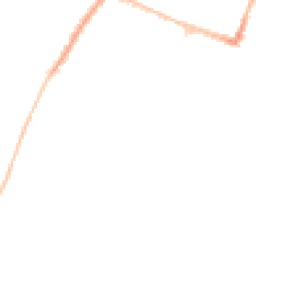 Night-time road noise heatmap for CA2 6AD