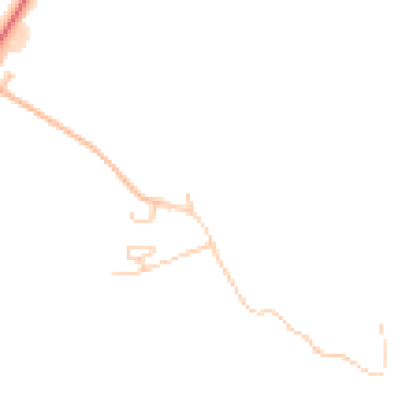 Daytime road noise heatmap for CA2 6BG