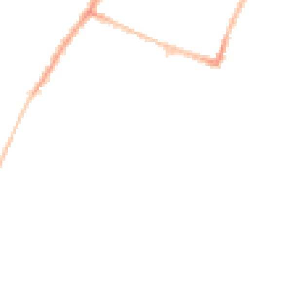 Night-time road noise heatmap for CA2 6FB