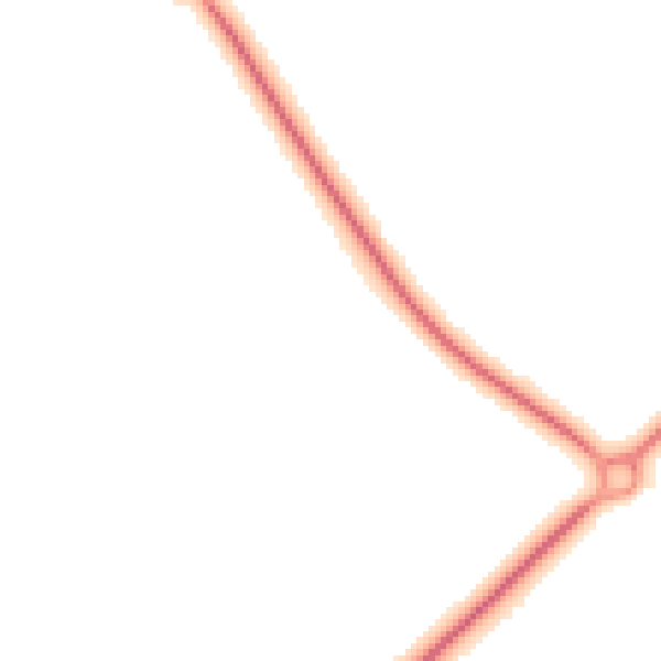 Night-time road noise heatmap for CA2 6QY