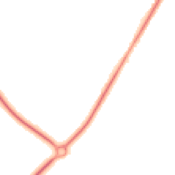 Night-time road noise heatmap for CA2 6RE