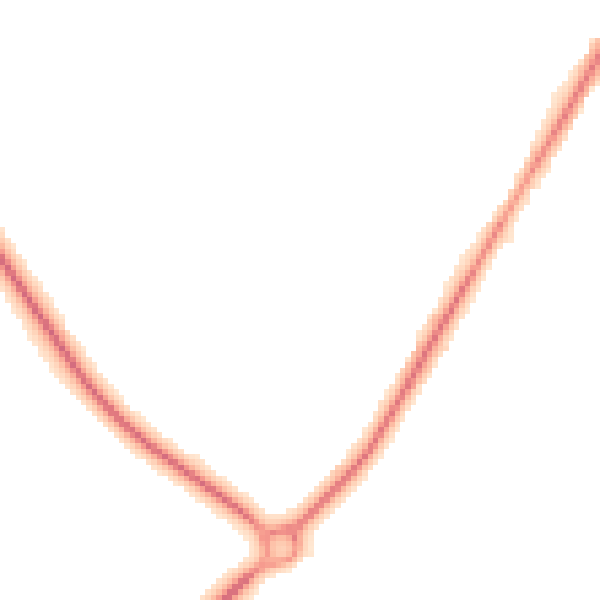 Night-time road noise heatmap for CA2 6RF