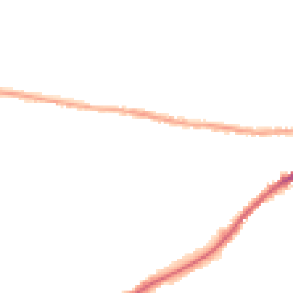 Night-time road noise heatmap for CA2 7JW
