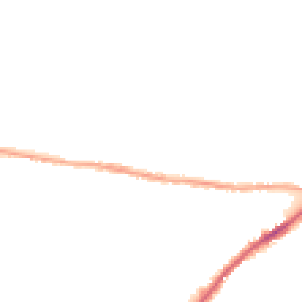 Night-time road noise heatmap for CA2 7PQ