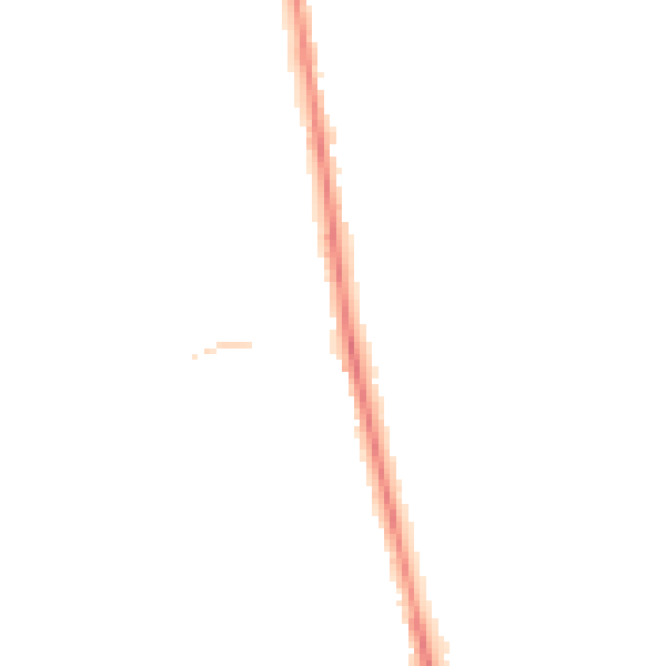 Night-time road noise heatmap for CA3 0BA