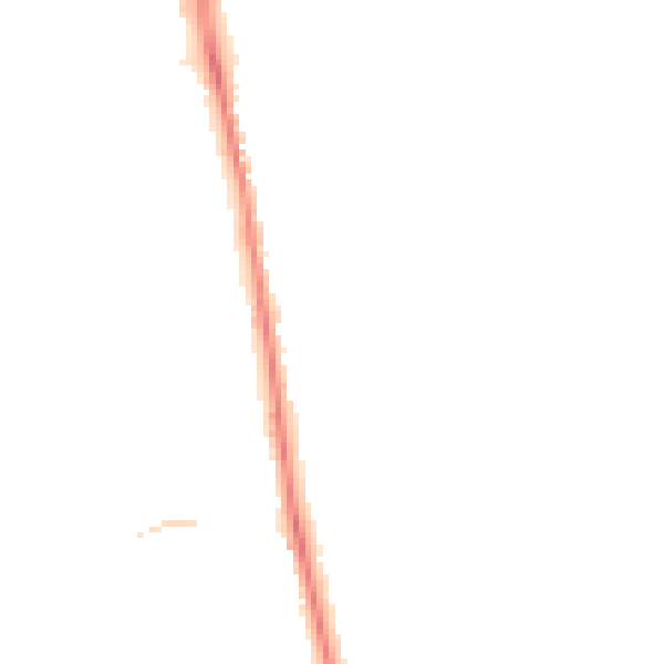 Night-time road noise heatmap for CA3 0DB