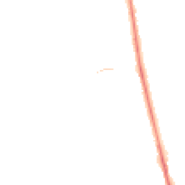 Night-time road noise heatmap for CA3 0DD