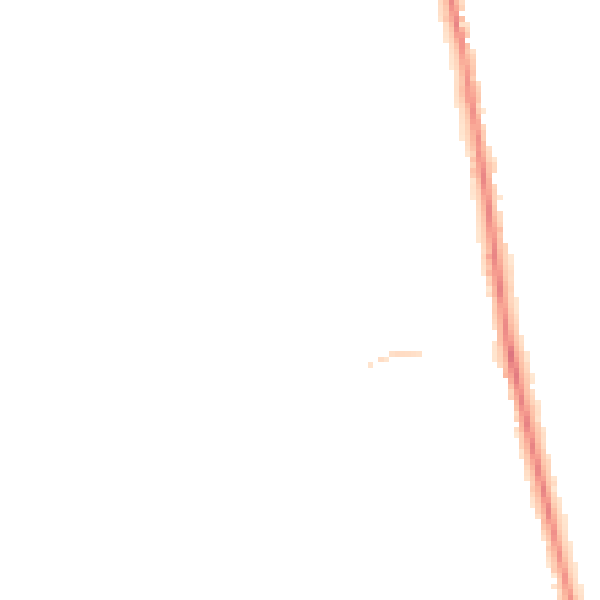 Night-time road noise heatmap for CA3 0DG