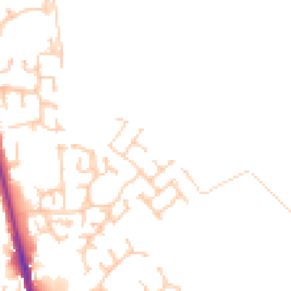 Daytime road noise heatmap for CA3 0FH