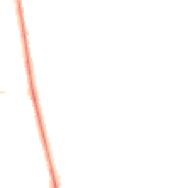 Night-time road noise heatmap for CA3 0FJ