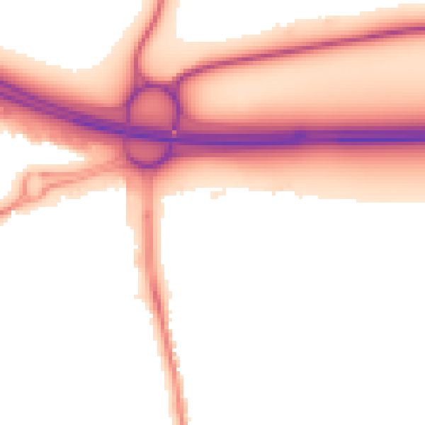 Night-time road noise heatmap for CA3 0FR