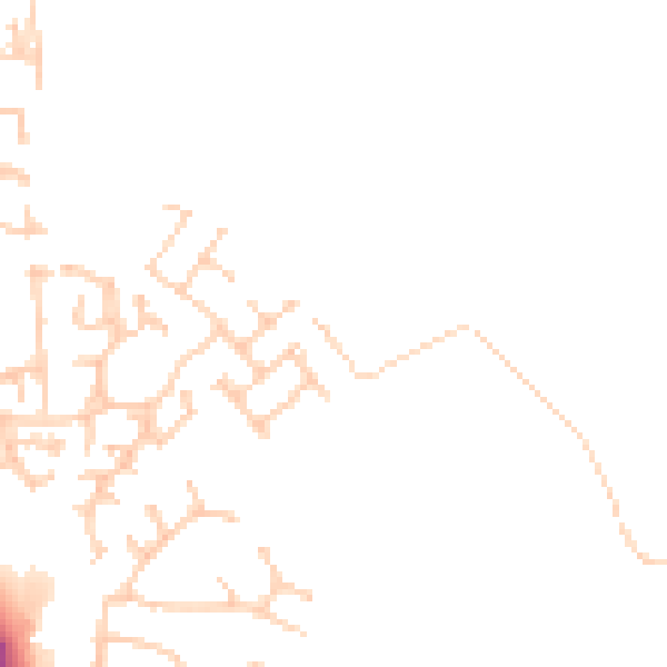 Daytime road noise heatmap for CA3 0JT