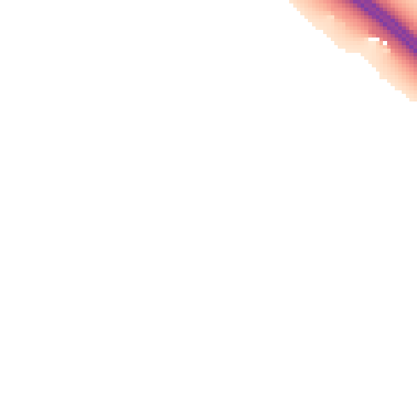 Night-time road noise heatmap for CA3 0LN
