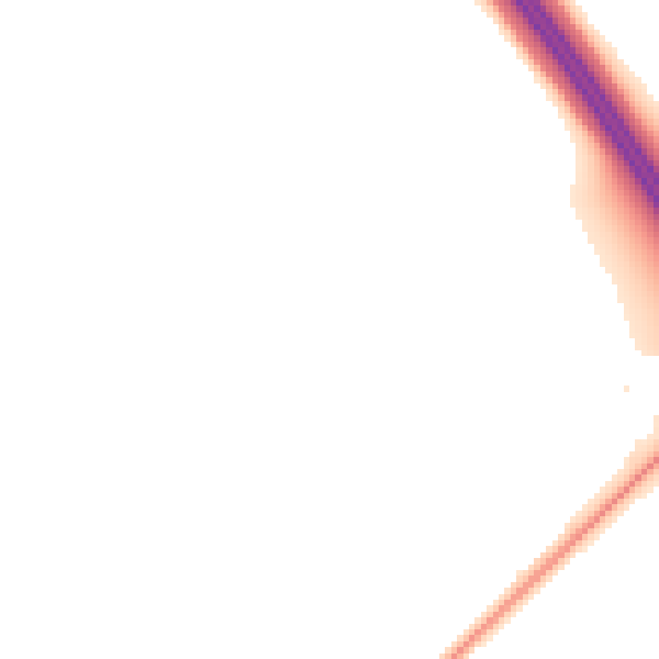 Night-time road noise heatmap for CA3 0LT