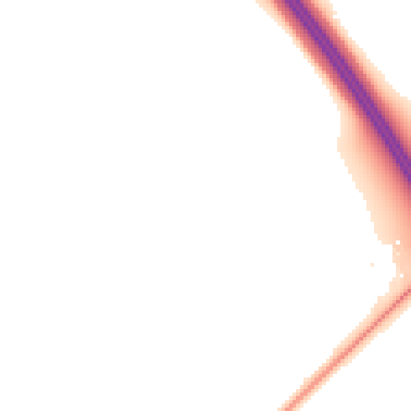 Night-time road noise heatmap for CA3 0LX