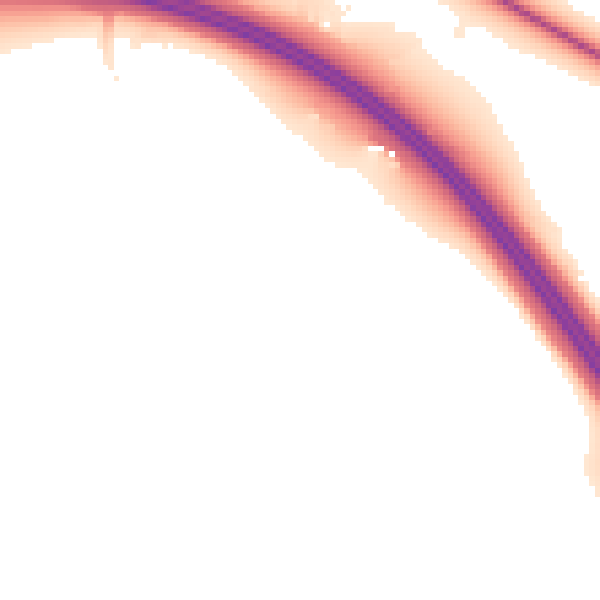 Night-time road noise heatmap for CA3 0NT