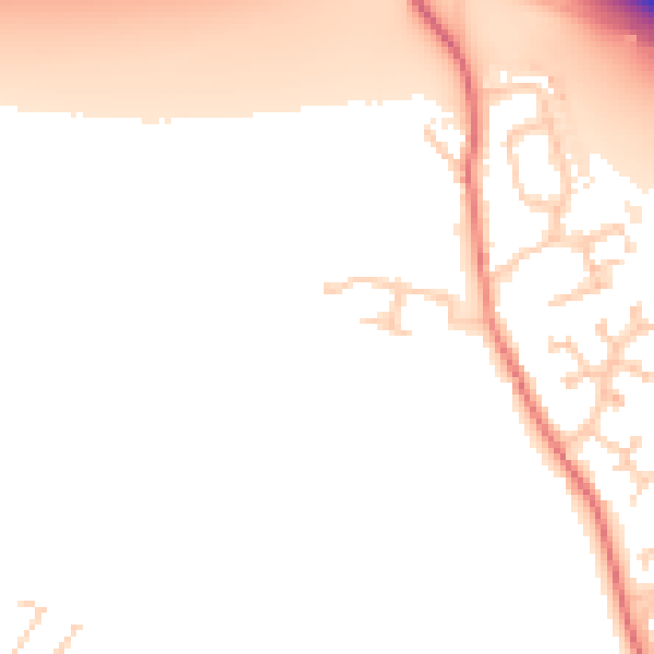 Daytime road noise heatmap for CA3 0NY