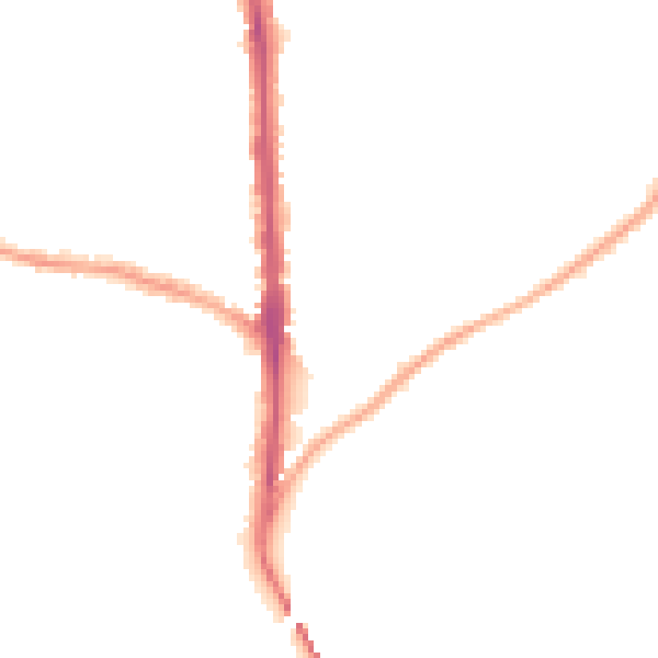 Night-time road noise heatmap for CA3 9DN