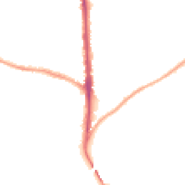 Night-time road noise heatmap for CA3 9DQ