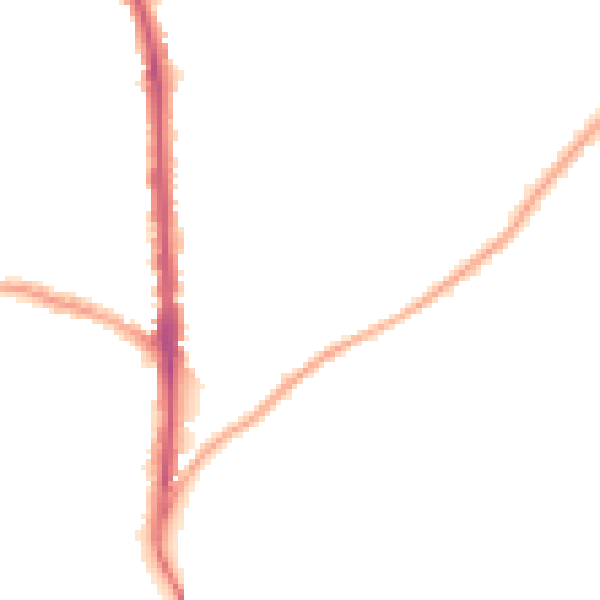 Night-time road noise heatmap for CA3 9DU