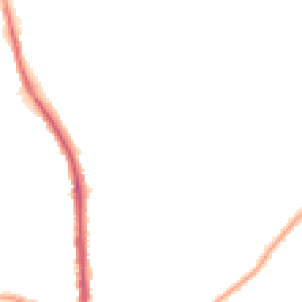 Night-time road noise heatmap for CA3 9FH
