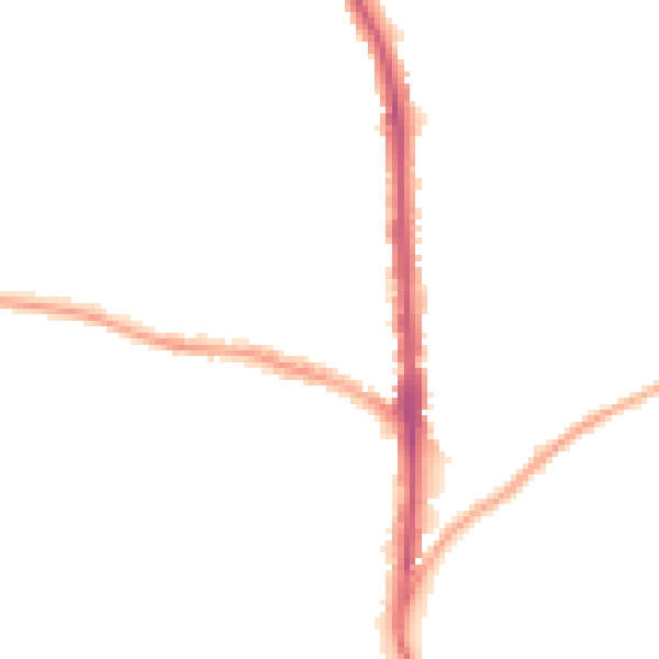Night-time road noise heatmap for CA3 9HZ