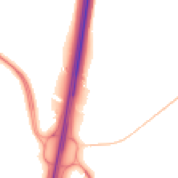 Night-time road noise heatmap for CA4 0AE